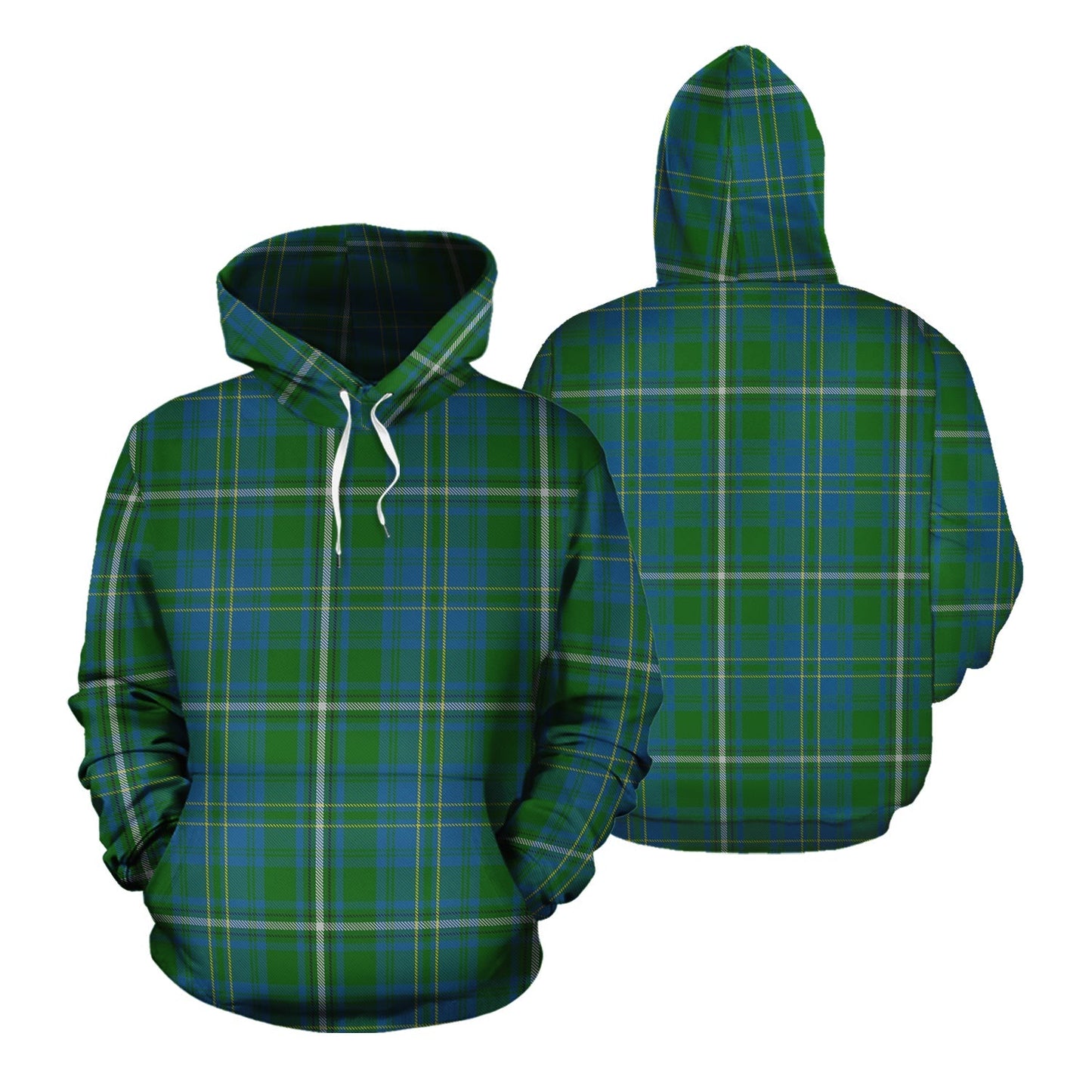 Printivon Hay Hunting Tartan Hoodie