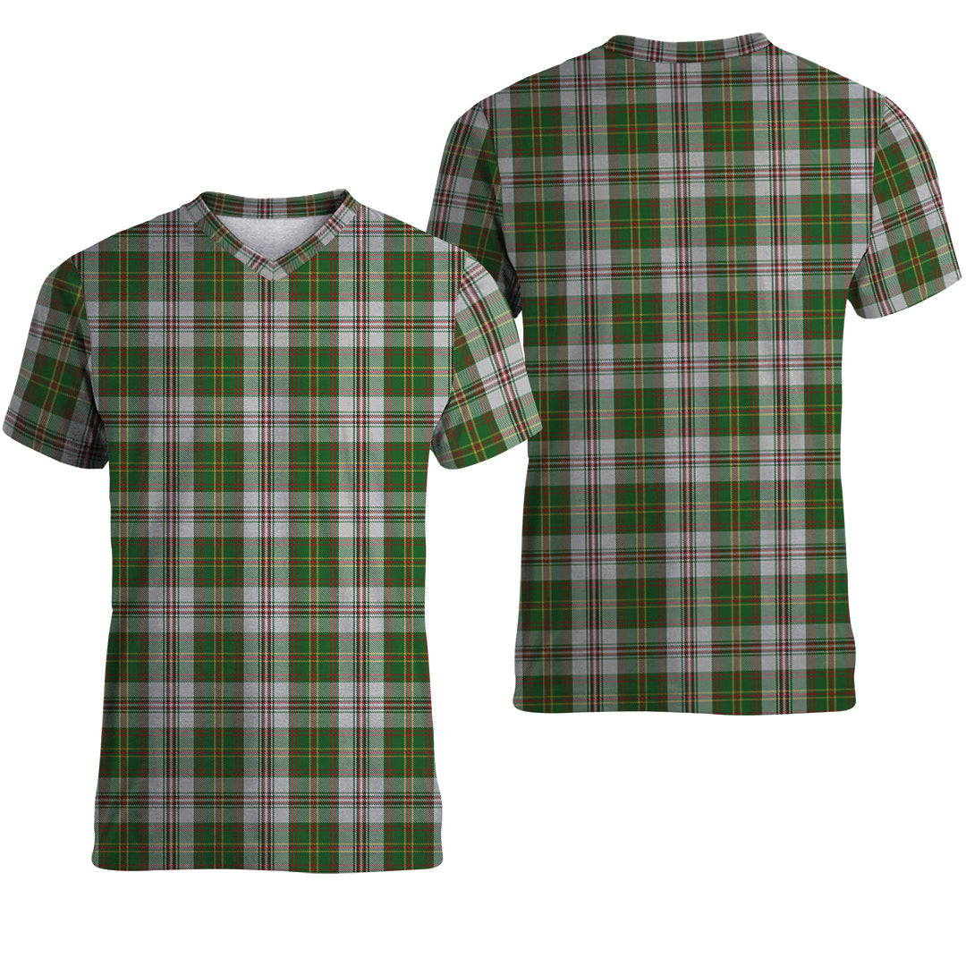 Printivon Hay White Dress Tartan T Shirt