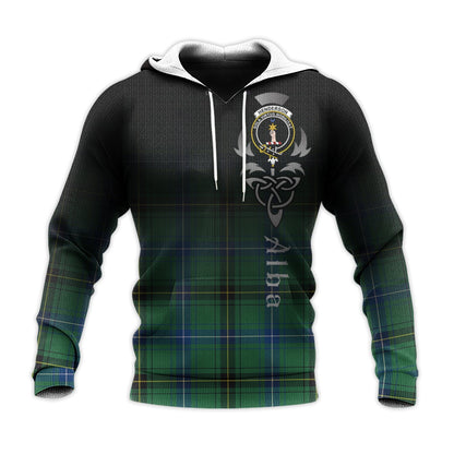Printivon Henderson Ancient Tartan Crest Alba Celtic Hoodie