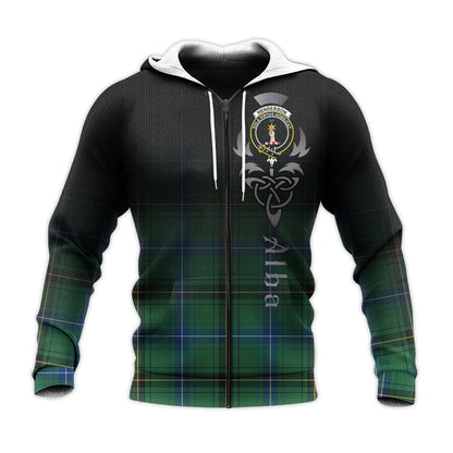 Printivon Henderson Ancient Tartan Crest Alba Celtic Hoodie