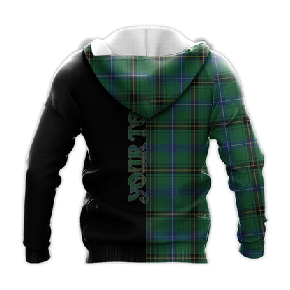 Printivon Henderson Ancient Tartan Personalize Half Hoodie