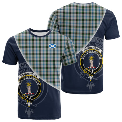 Printivon Henderson Dress Tartan Scottish Crest T Shirt