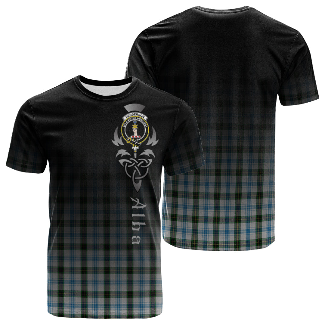 Printivon Henderson Dress Tartan Crest Alba Celtic T Shirt