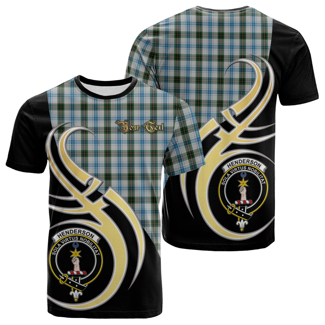 Printivon Henderson Dress Tartan Crest Believe In Me T Shirt