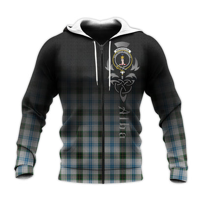 Printivon Henderson Dress Tartan Crest Alba Celtic Hoodie