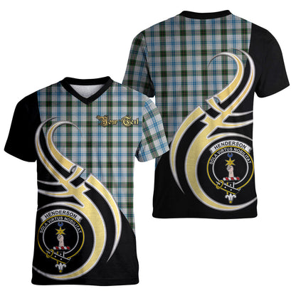 Printivon Henderson Dress Tartan Crest Believe In Me T Shirt