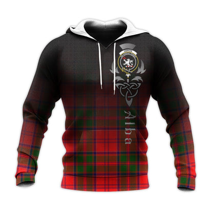 Printivon Heron Tartan Crest Alba Celtic Hoodie
