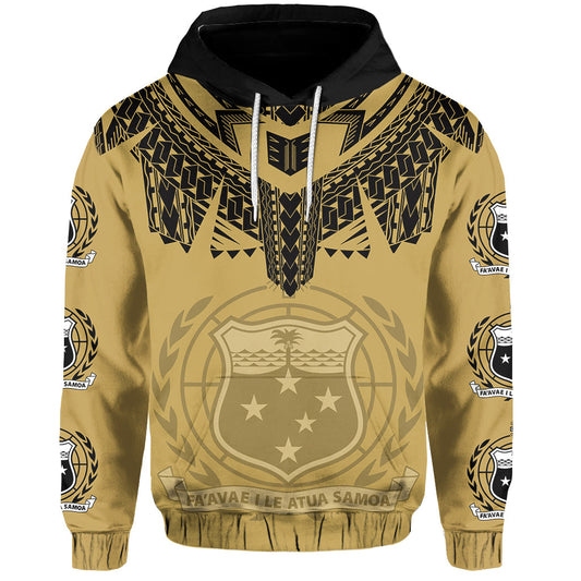 Samoa Tribal Tattoo Coat Of Arms Hoodie