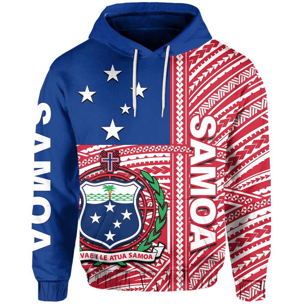 Samoa Flag Polynesian Hoodie