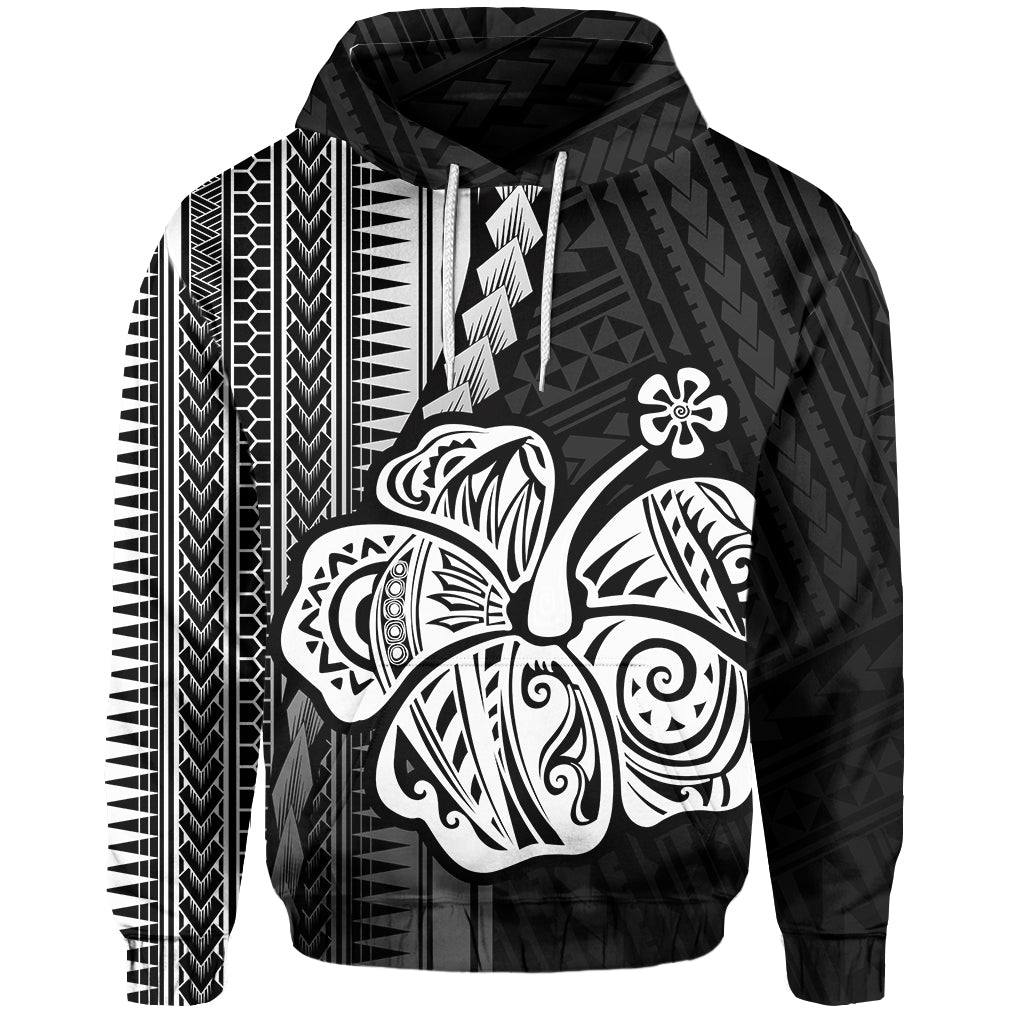 ( Personalised)Polynesian Hibiscus Hoodie Hawaiian Style No.4