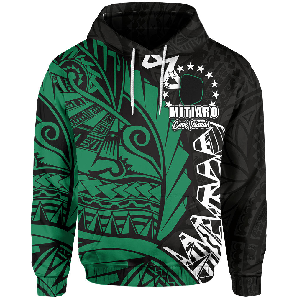 ( Personalised)Cook Islands Hoodie Mitiaro Polynesian Style