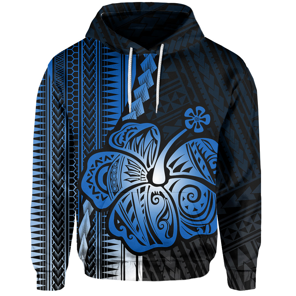 ( Personalised)Polynesian Hibiscus Hoodie Hawaiian Style No.5