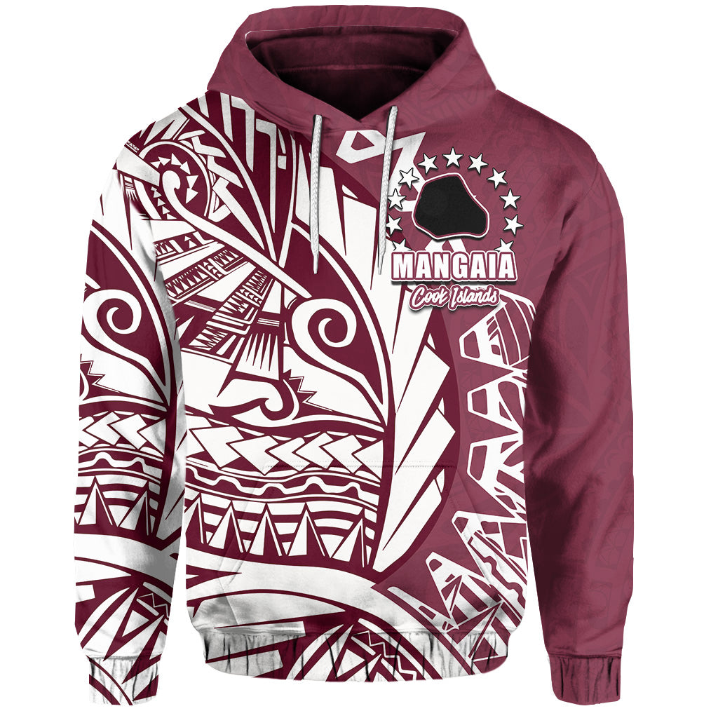 ( Personalised)Cook Islands Hoodie Mangaia Polynesian Style