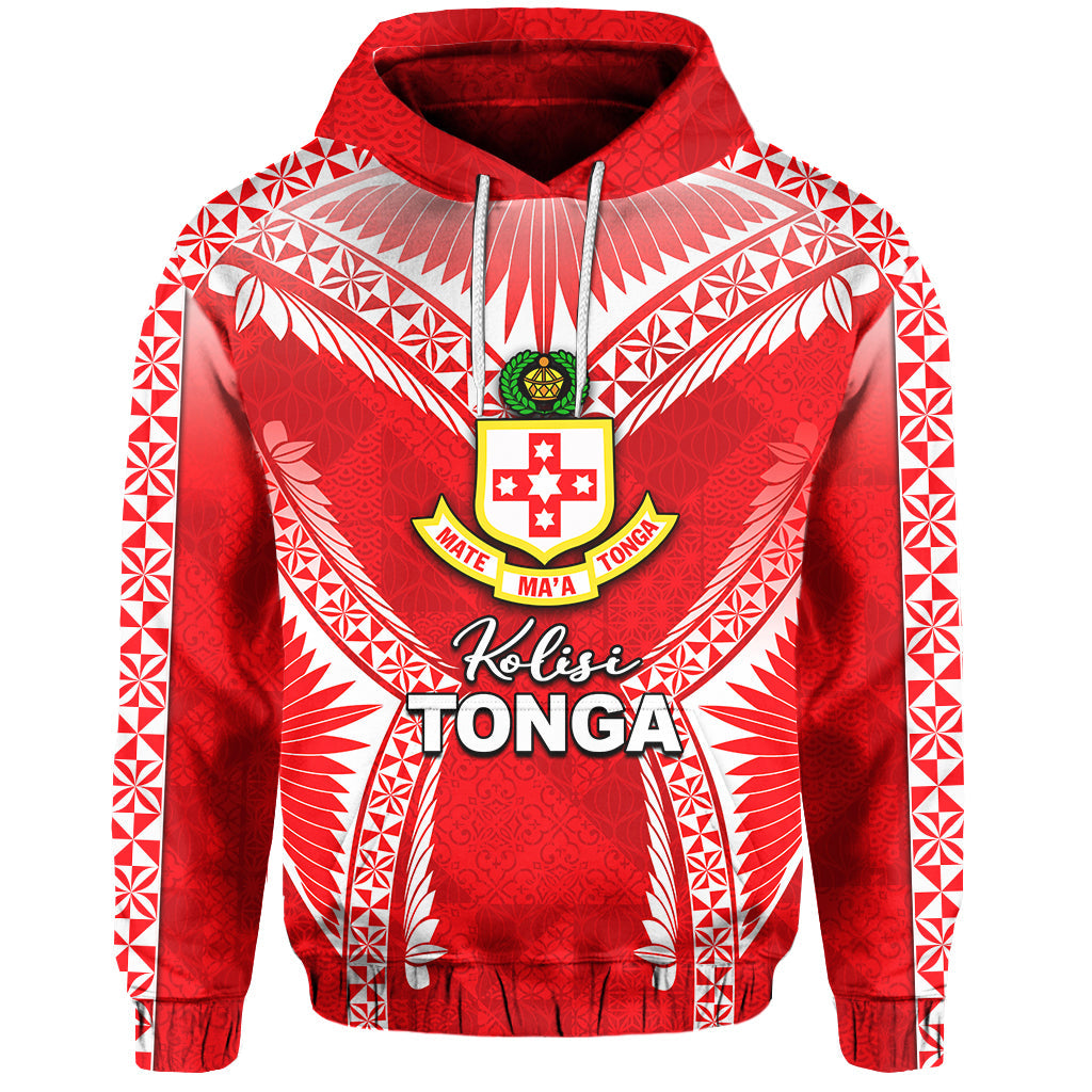 ( Personalised)Kolisi Tonga Hoodie Red Style
