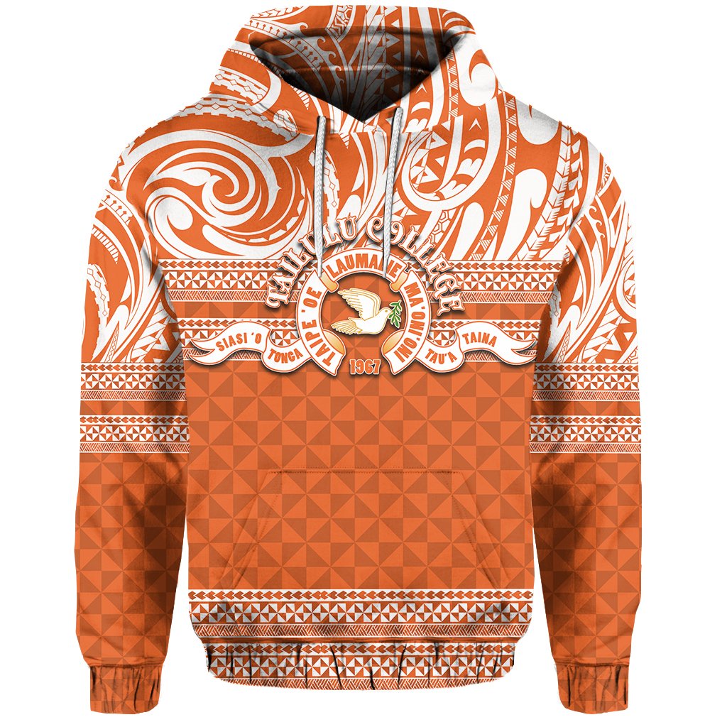 ( Personalised) Tailulu College Hoodie Tonga Patterns