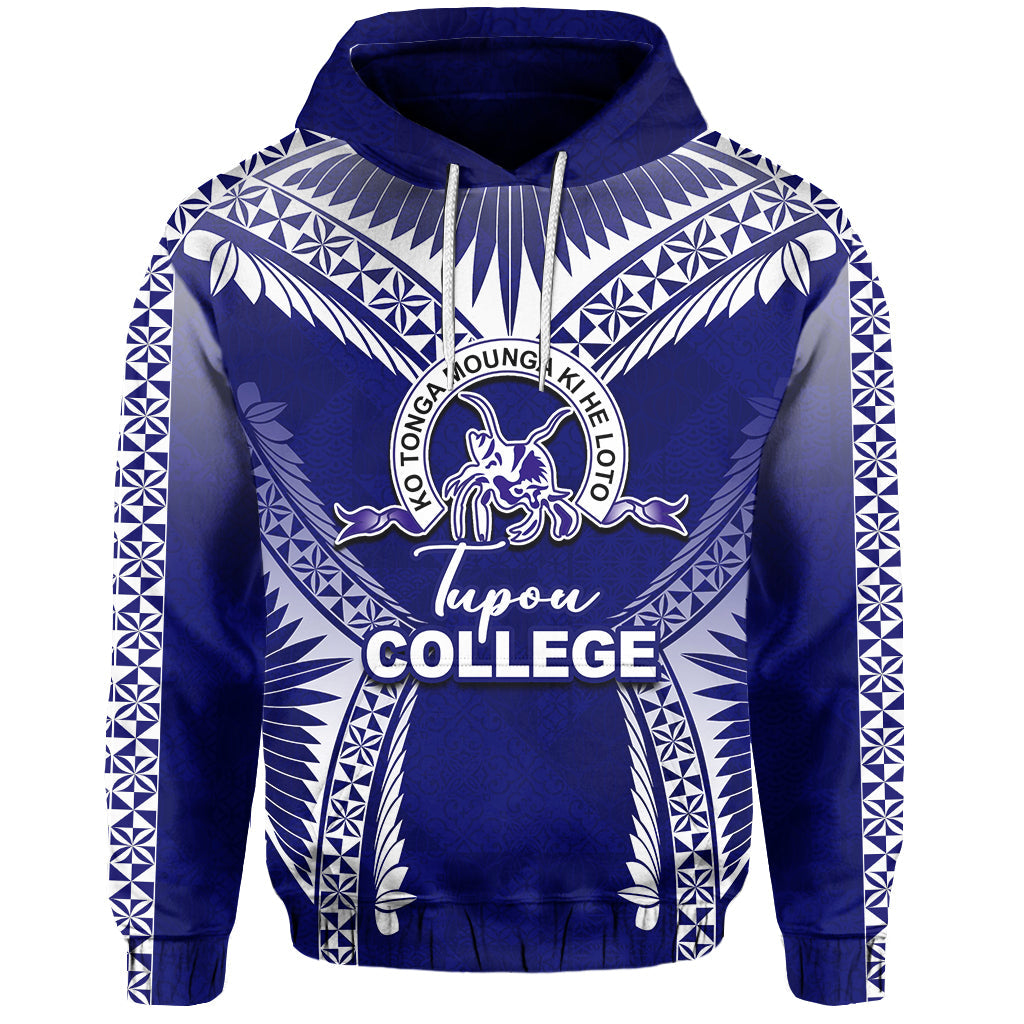 ( Personalised) Tupou College Hoodie Blue Style