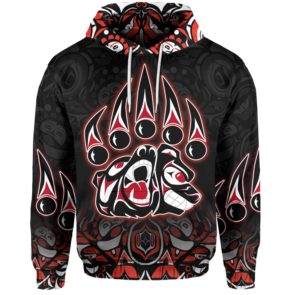 Custom Canada Hoodie Haida Bear