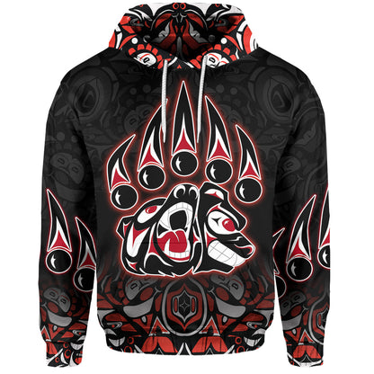 Custom Canada Hoodie Haida Bear