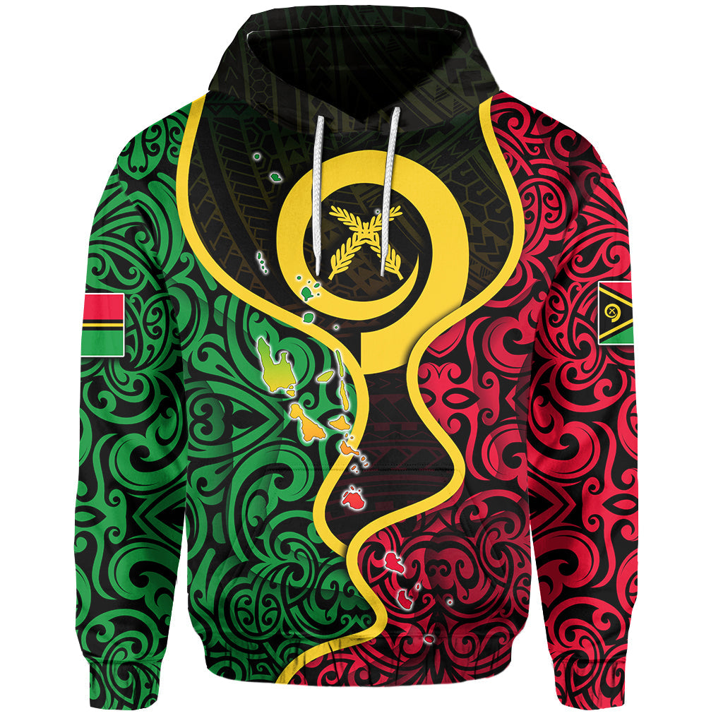 ( Personalised) Vanuatu Hoodie Flag Special Style