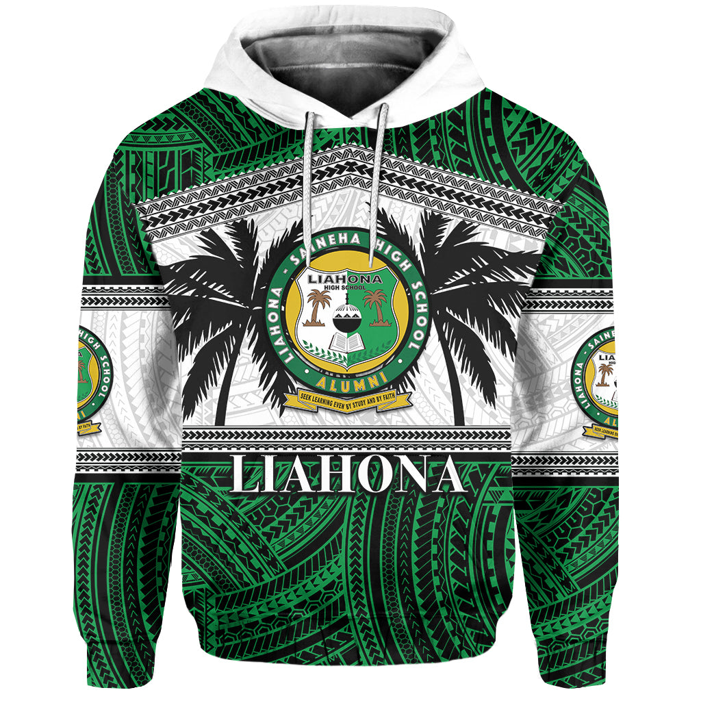 Tonga Liahona High School Hoodie Polynesian Patterns