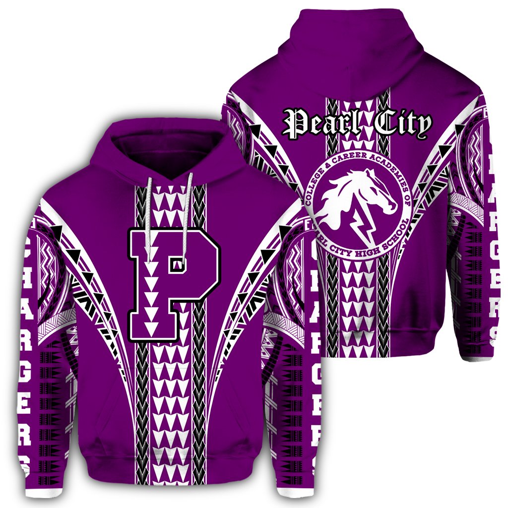 Hawaii Hoodie Pearl City High Pullover Hoodie AH