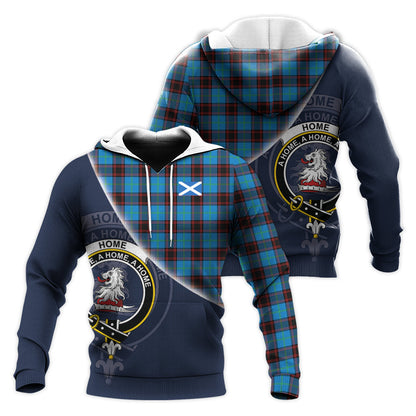 Printivon Home Ancient Tartan Scottish Crest Hoodie