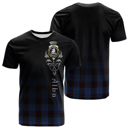 Printivon Home (Hume) Tartan Crest Alba Celtic T Shirt