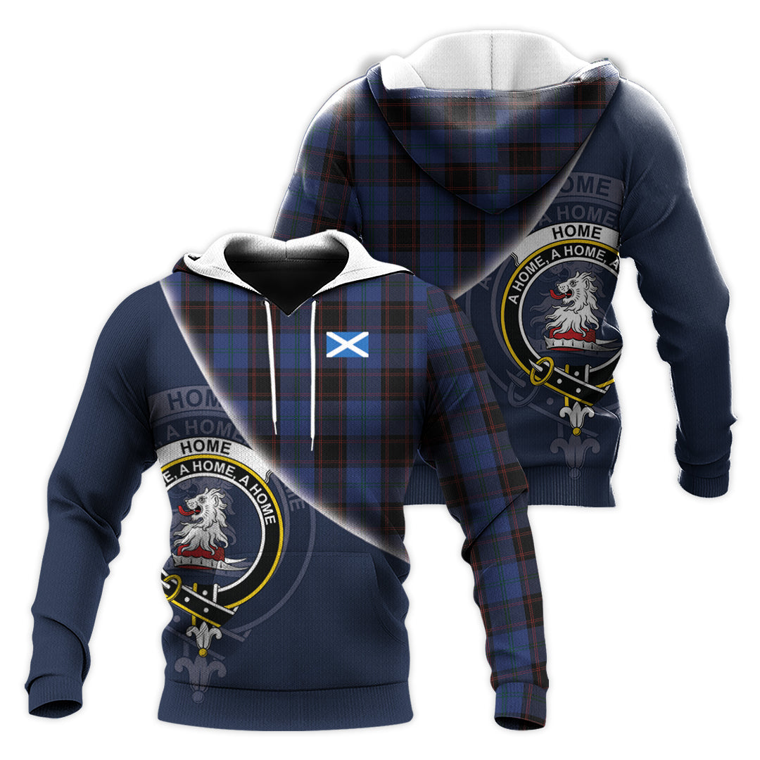 Printivon Home Hume Tartan Scottish Crest Hoodie