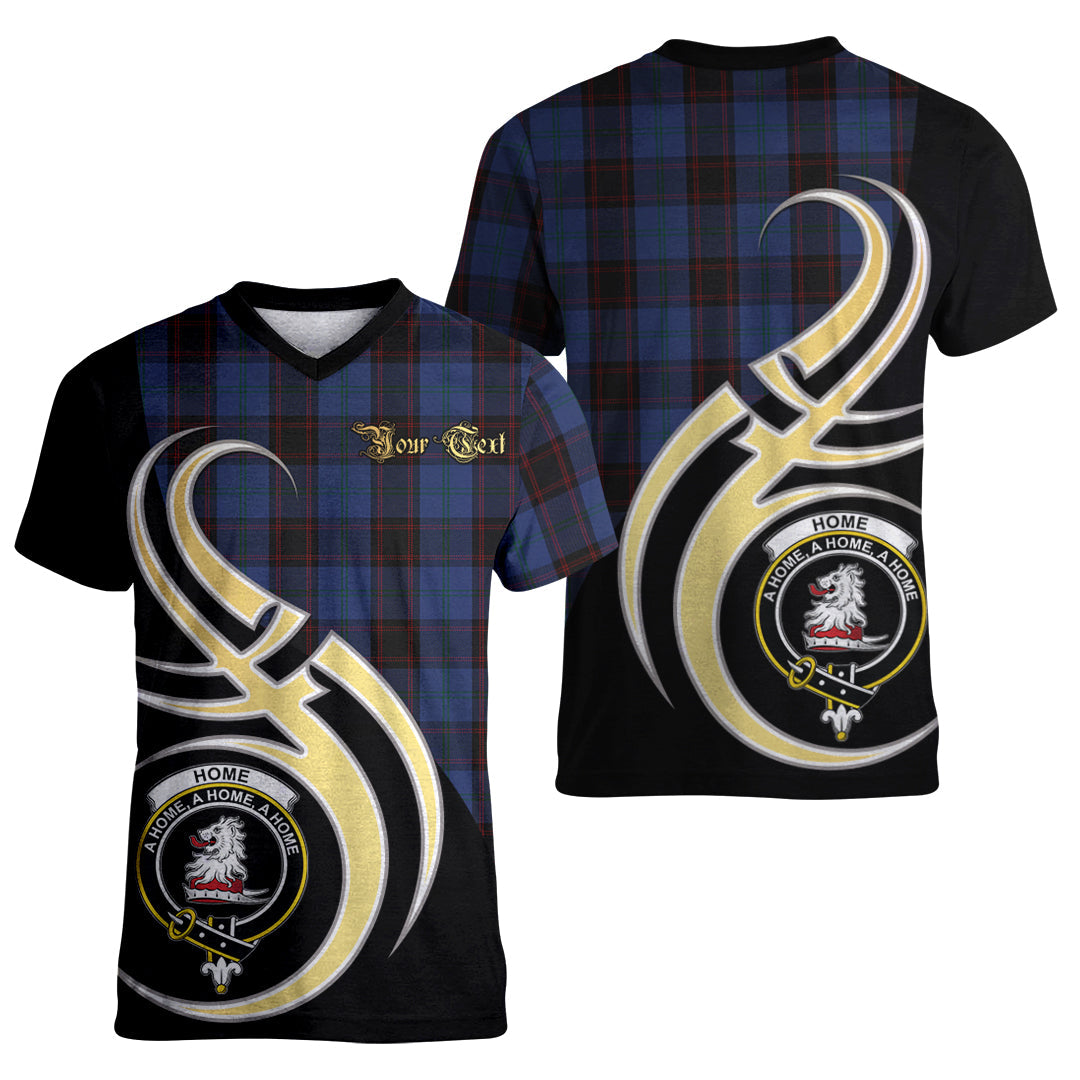 Printivon Home (Hume) Tartan Crest Believe In Me T Shirt