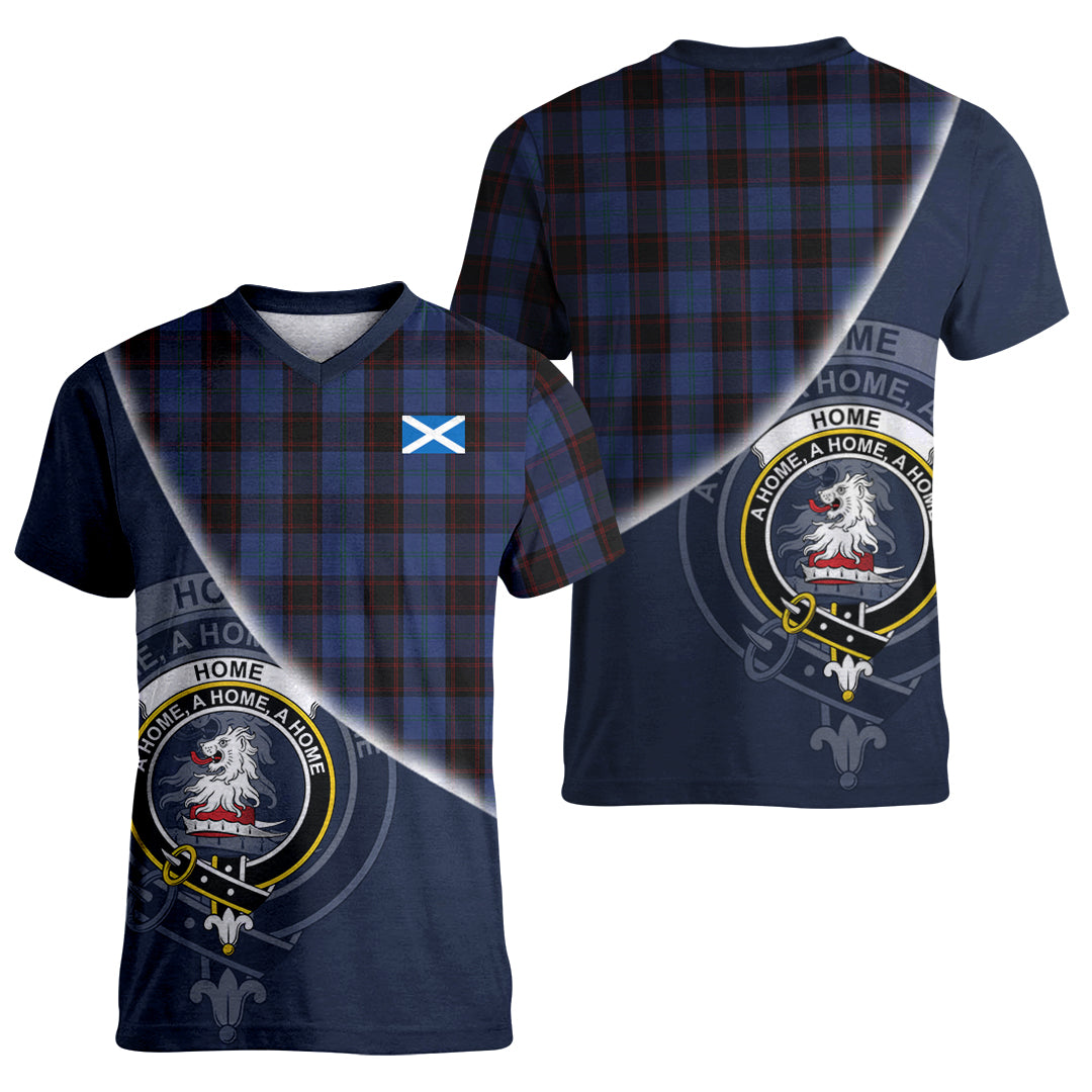 Printivon Home (Hume) Tartan Scottish Crest T Shirt