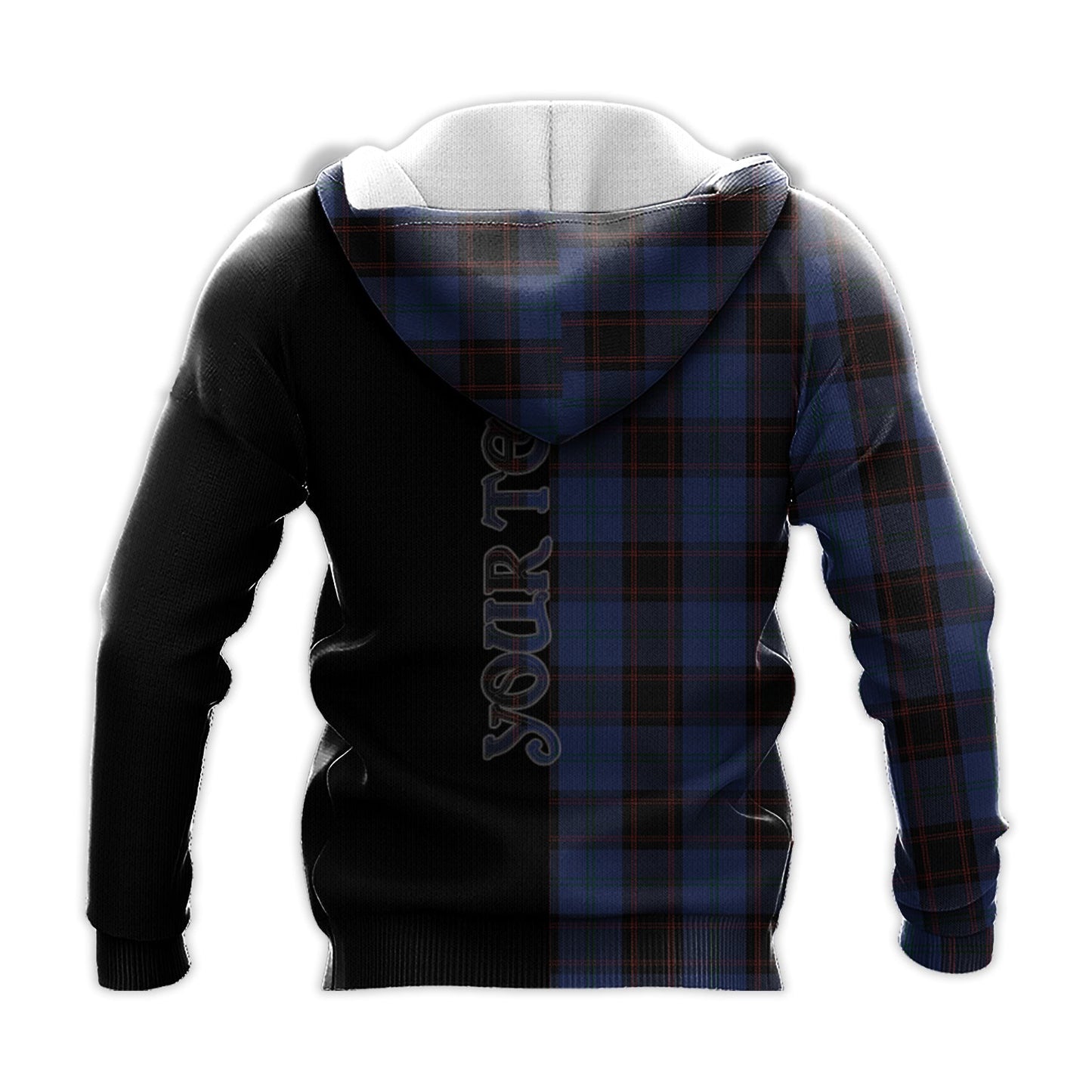 Printivon Home Hume Tartan Personalize Half Hoodie