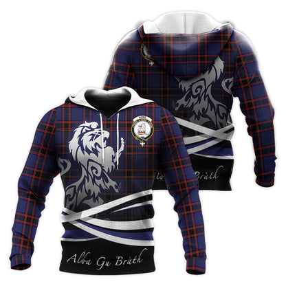 Printivon Home Modern Tartan Scottish Lion Hoodie