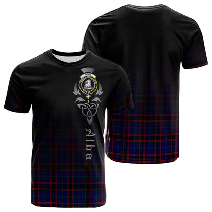 Printivon Home Modern Tartan Crest Alba Celtic T Shirt