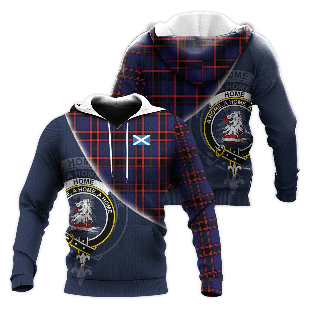 Printivon Home Modern Tartan Scottish Crest Hoodie