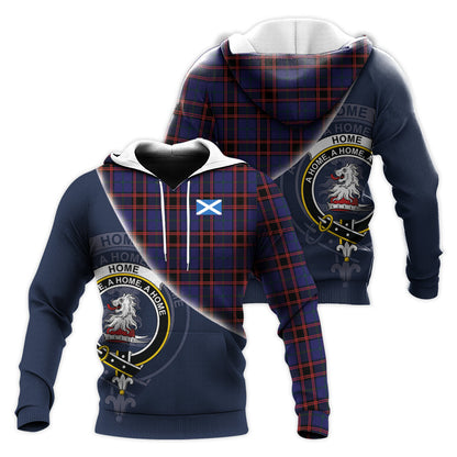 Printivon Home Modern Tartan Scottish Crest Hoodie
