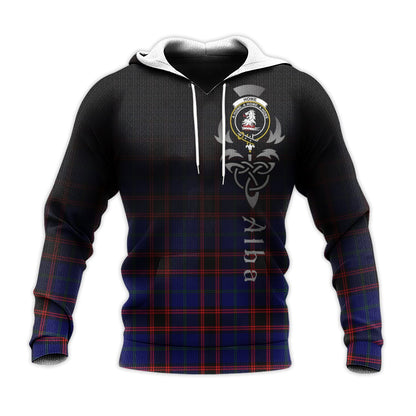 Printivon Home Modern Tartan Crest Alba Celtic Hoodie