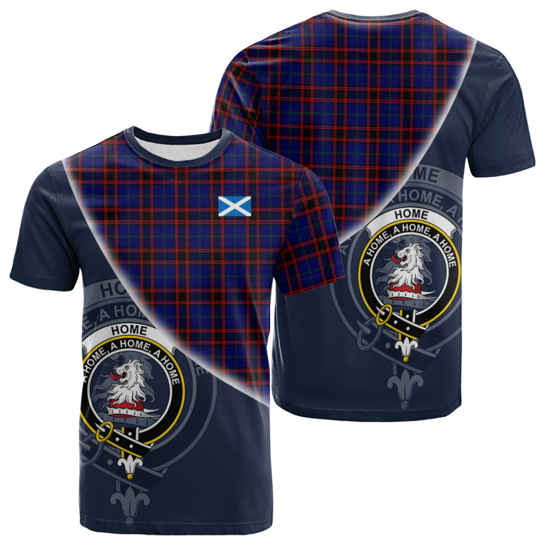Printivon Home Modern Tartan Scottish Crest T Shirt