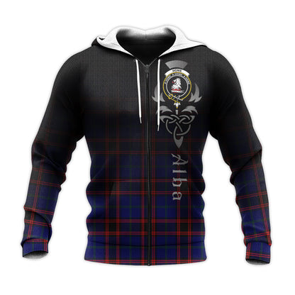 Printivon Home Modern Tartan Crest Alba Celtic Hoodie