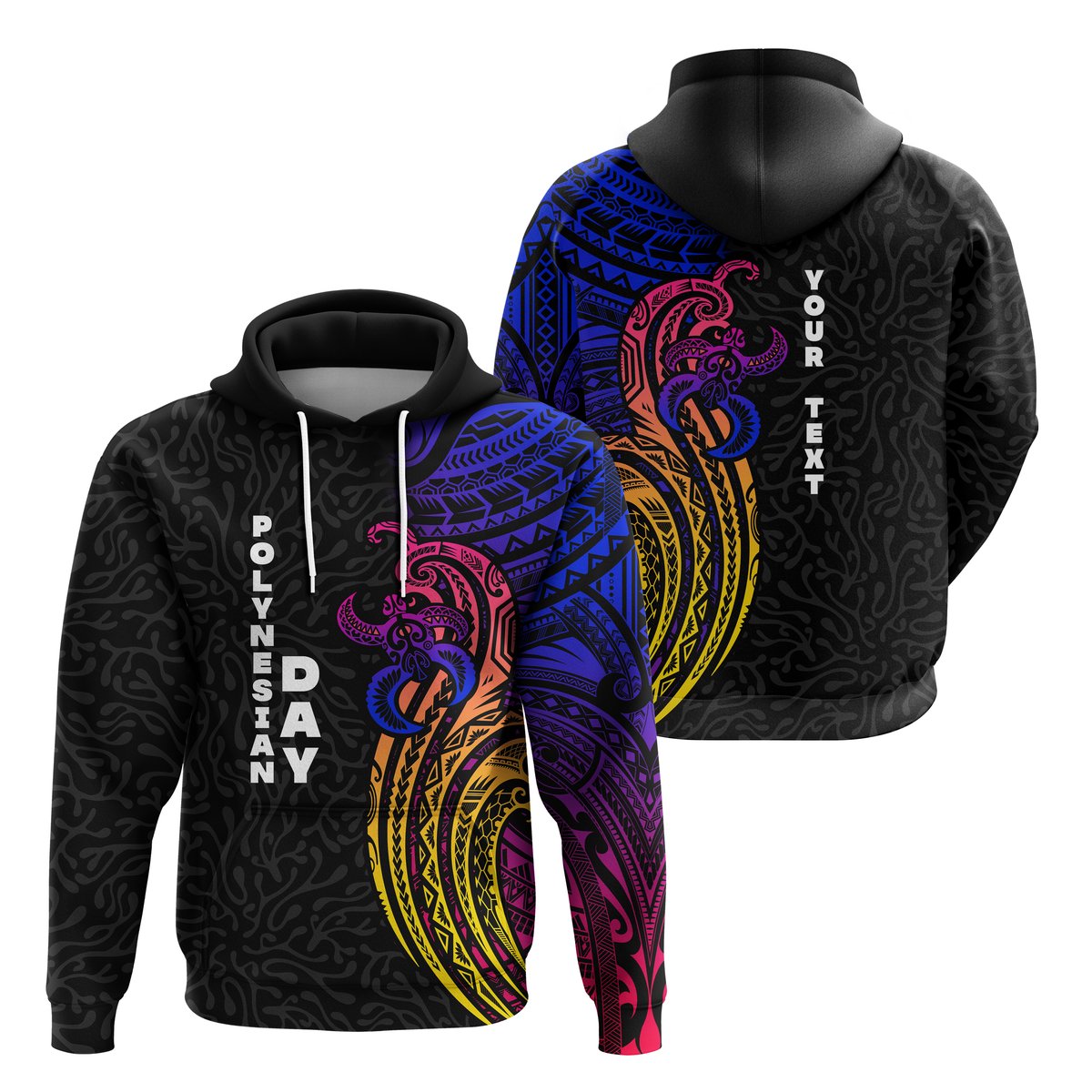 ( Personalised) Polynesian Day Hoodie Modern Style