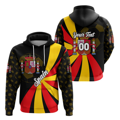 Custom Spain Football 2021 Hoodie Sport Style