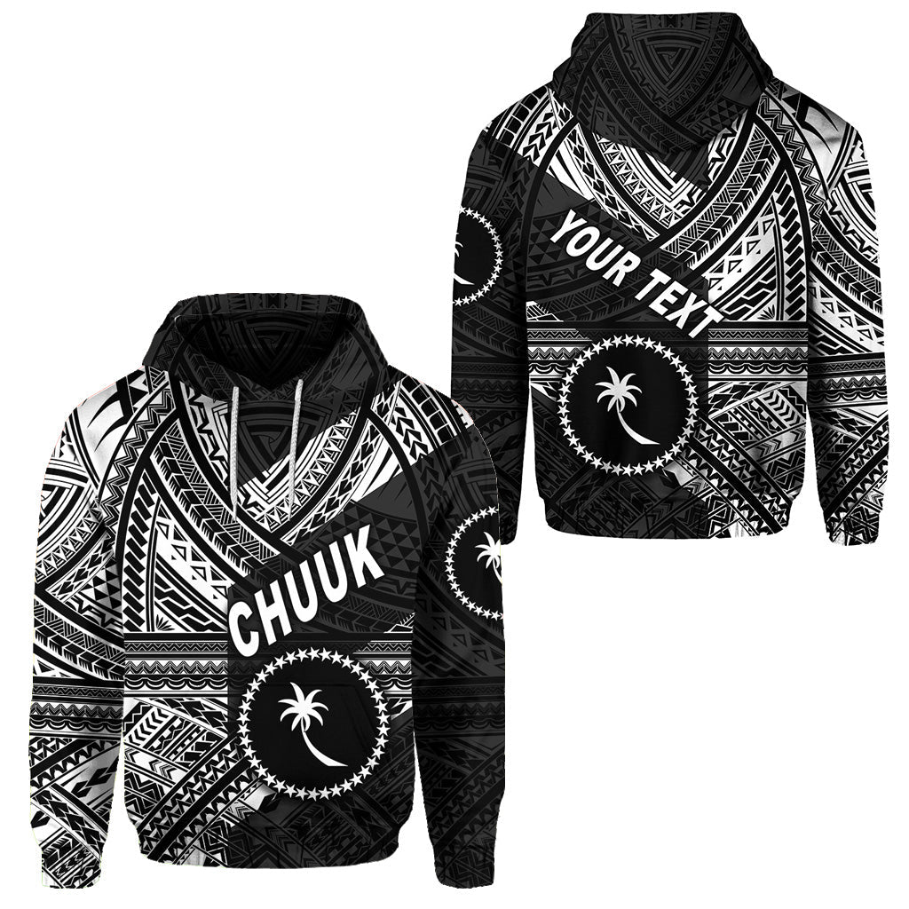( Personalised) FSM Chuuk Hoodie Original Style Black