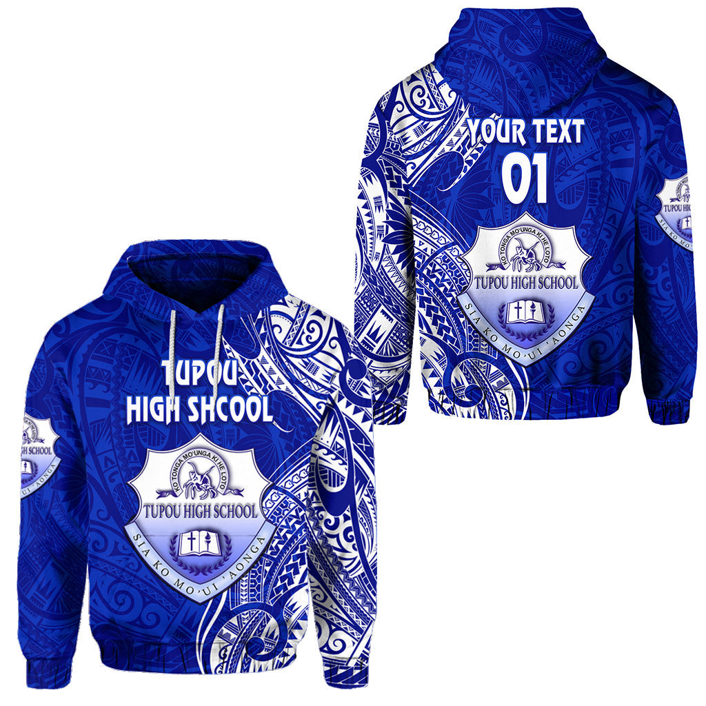 ( Personalised) Tonga Tupou High School Hoodie Simple Vibes, Text And Number
