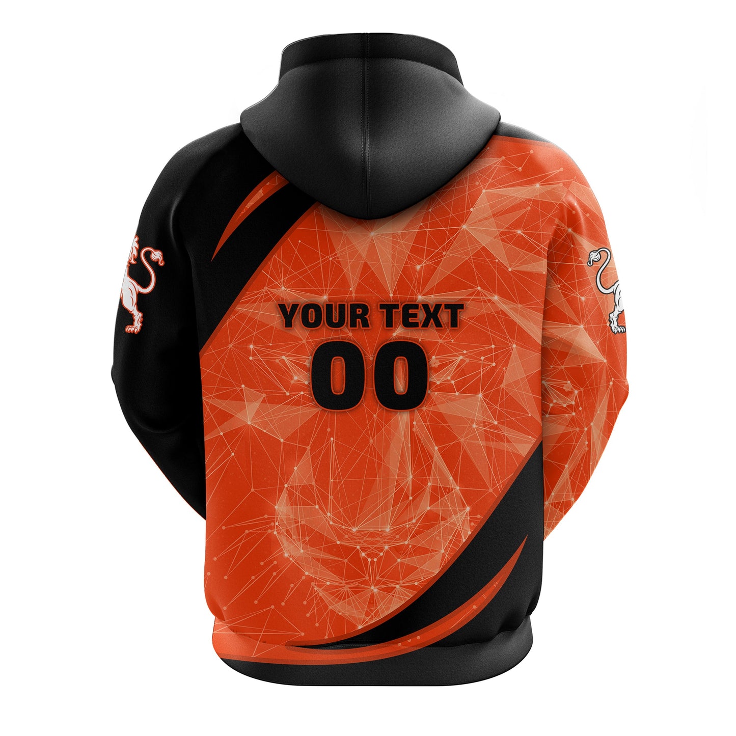 Custom The Netherlands Football 2021 Zip Hoodie Sport Style