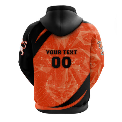 Custom The Netherlands Football 2021 Zip Hoodie Sport Style