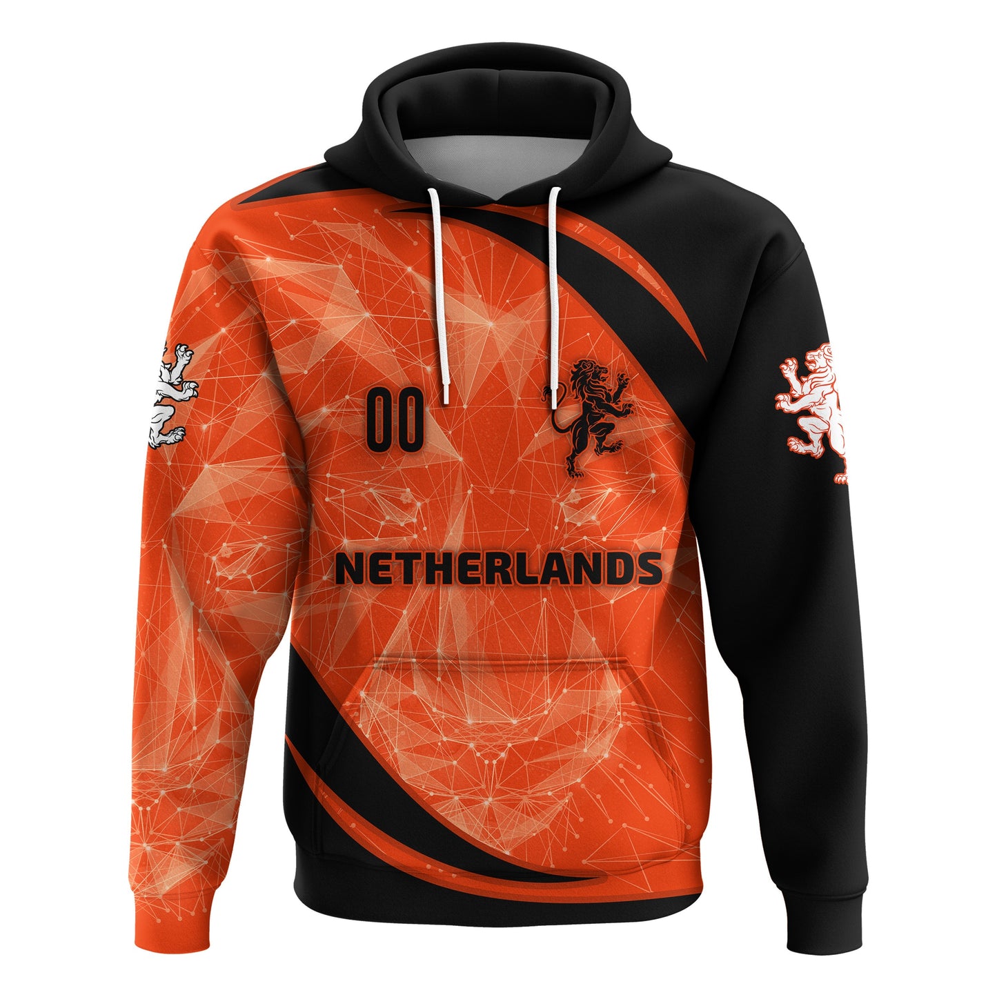 Custom The Netherlands Football 2021 Hoodie Sport Style