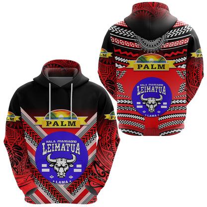 Mate Ma'a Tonga Hoodie Leimatu'a Bulls Creative Style Red NO.1