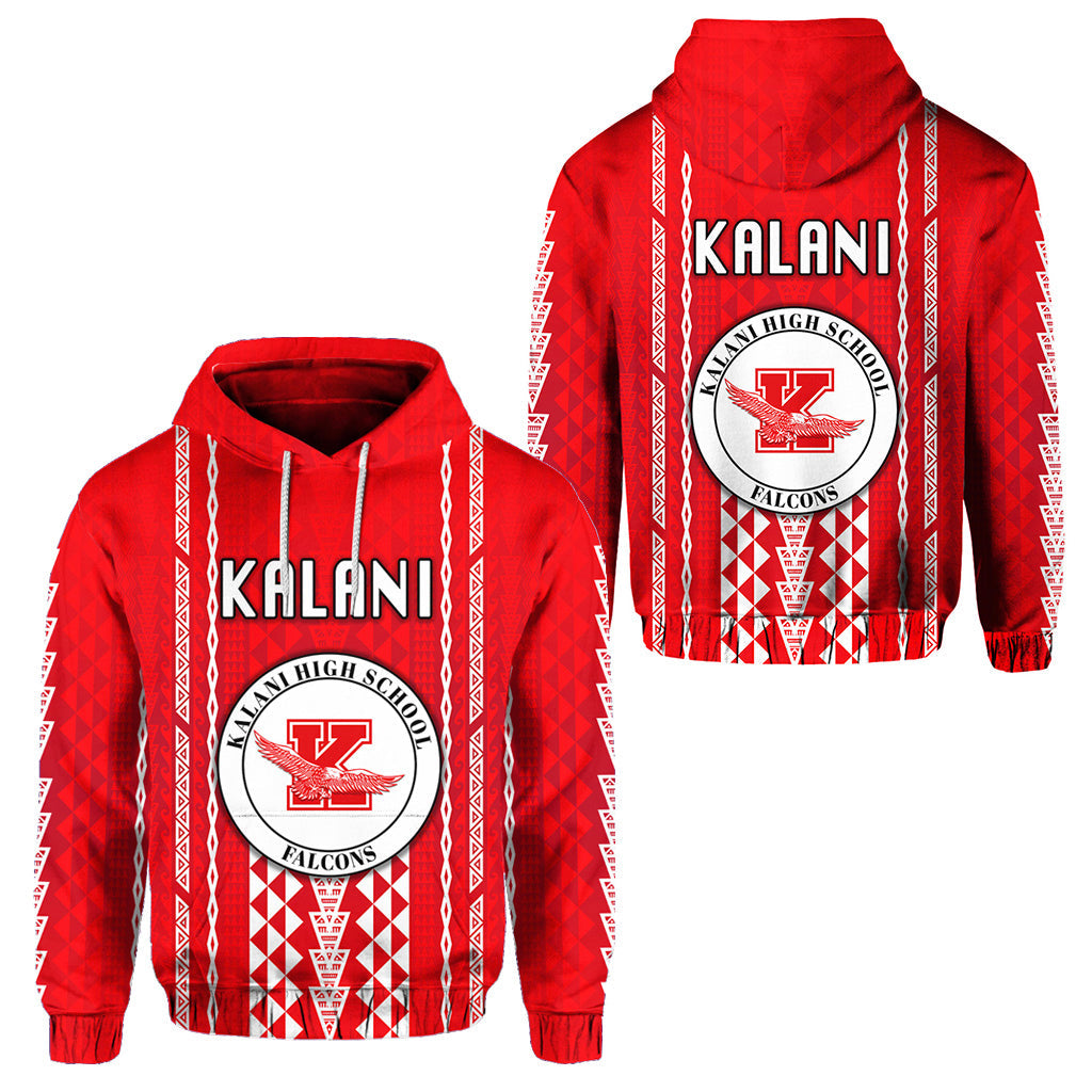 Hawaii Kalani High School Hoodie Falcons Simple Style
