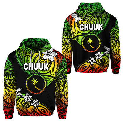 FSM Chuuk Hoodie Unique Vibes Reggae