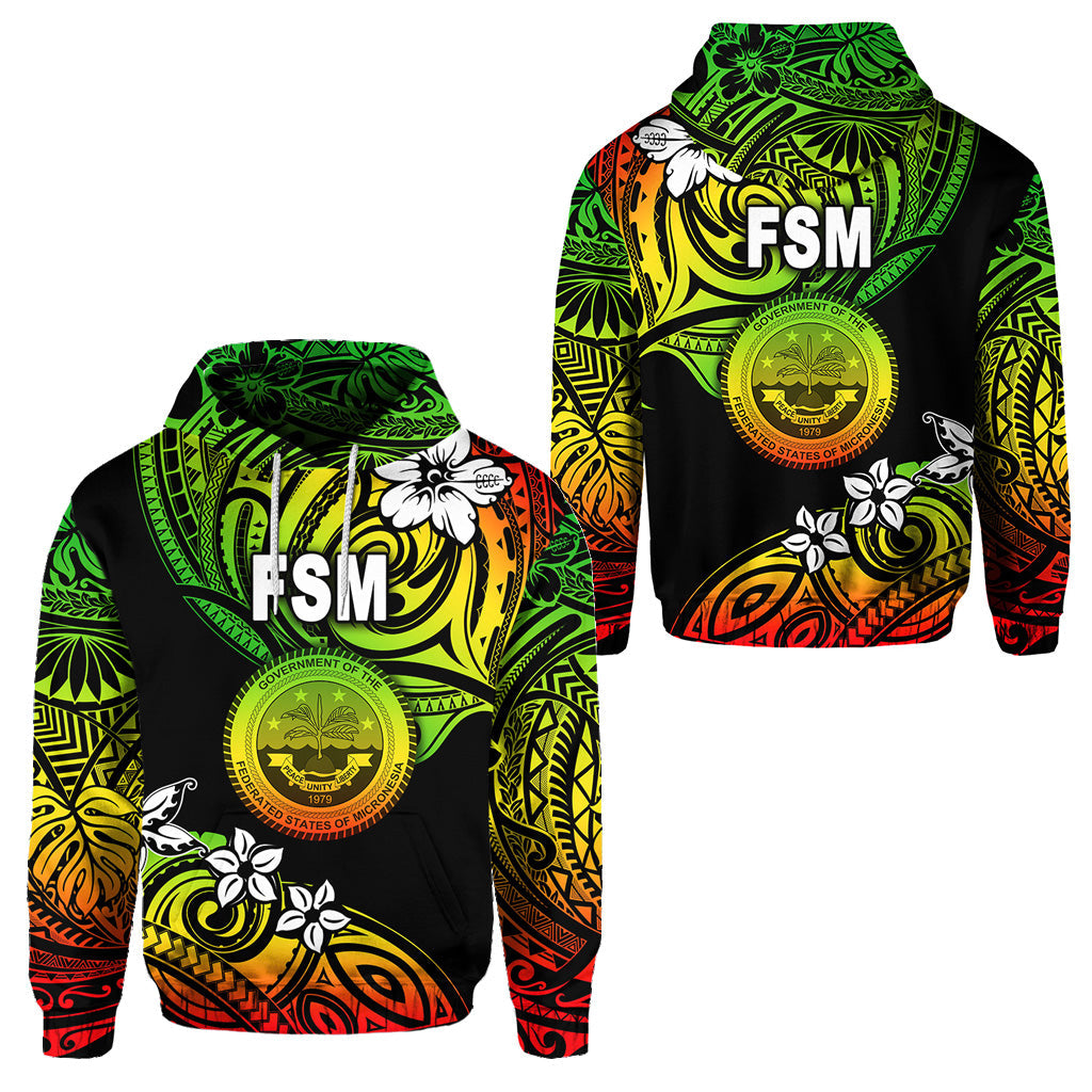 Federated States of Micronesia Hoodie Unique Vibes Reggae