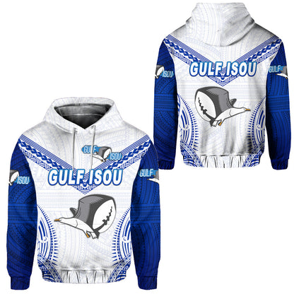 Papua New Guinea PRK Gulf Isou Hoodie Rugby Original Style White